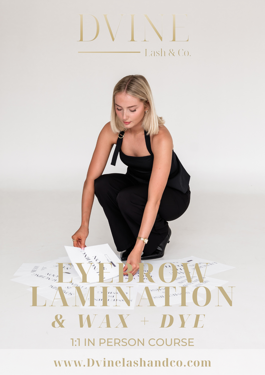 1:1 BROW LAMINATION DYE & SHAPE COURSE